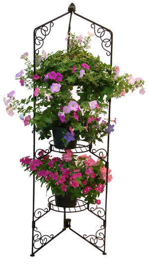 MT 003 Flower Stand ชั้นวางกระถางต้นไม้ 3 ชั้น ถอดพับได้ 